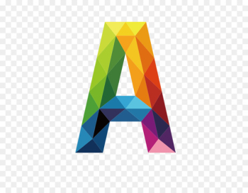 Letter - Colorful letters A Letter - Colorful letters A