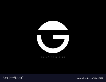 letter design g circle creative shape logo