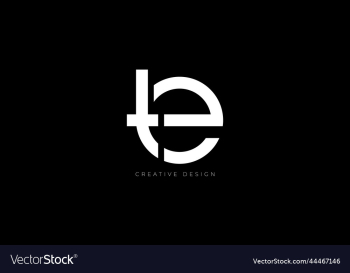letter design te creative branding idea letter design te creative branding idea