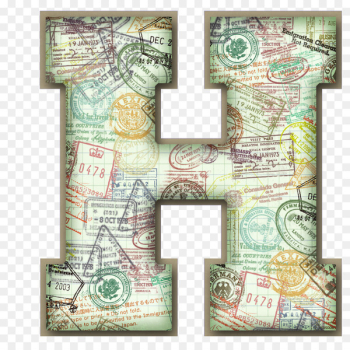 Letter Fancy Alphabets Fancy Alphabets Scrapbooking - passport 