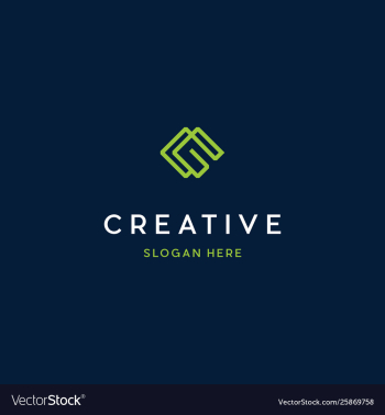 Letter g minimalist logo design vector image Letter g minimalist logo design vector image
