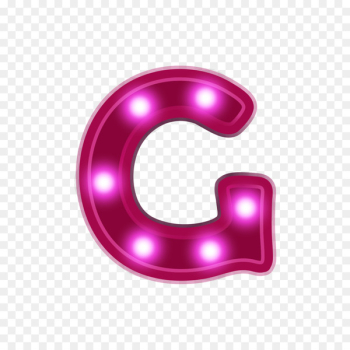 Letter G Neon - Neon alphabet G Letter G Neon - Neon alphabet G