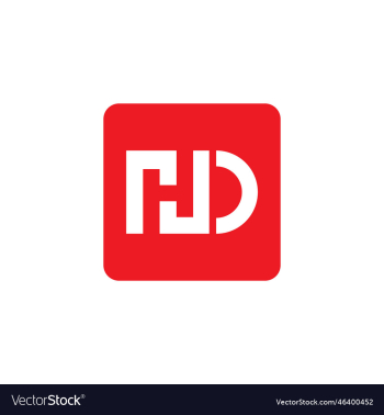 letter h and d concept design letter h and d concept design