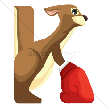 Letter k for kangaroo Letter k for kangaroo