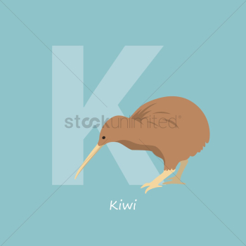 Letter k for kiwi Letter k for kiwi