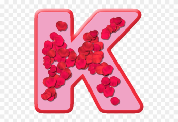 Letter K In Rose Letter K In Rose