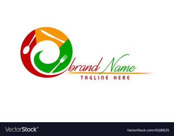 letter o food logo design template letter o food logo design template