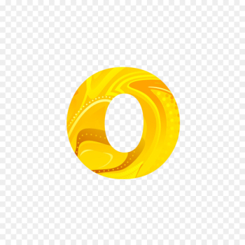 Letter O - Golden letters O Letter O - Golden letters O