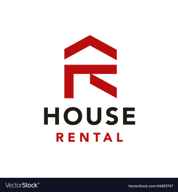 letter r house rent logo design inspiration letter r house rent logo design inspiration