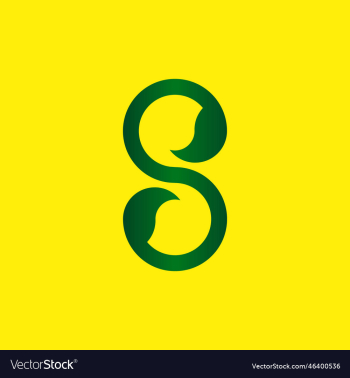 letter s leaf concept design letter s leaf concept design