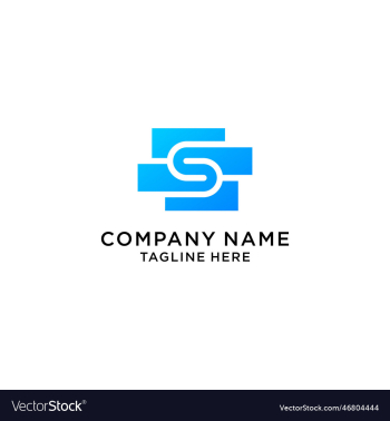letter s logo icon design template elements