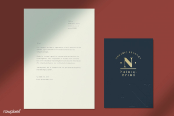 Letter template | Free stock psd mockup - 560338