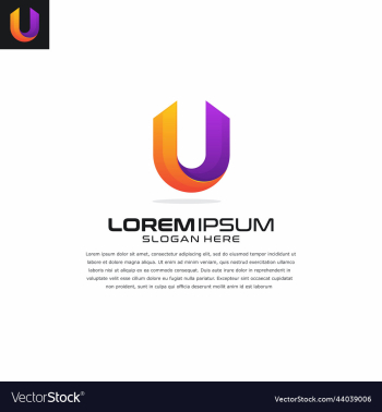 letter u logo letter u logo