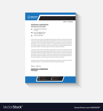 letterhead design template vactor