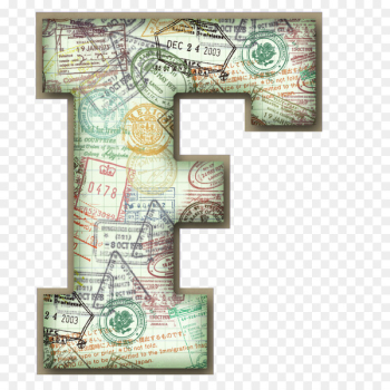 Lettering Alphabet Digital scrapbooking - passport Lettering Alphabet Digital scrapbooking - passport