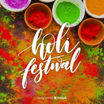 Lettering holi festival Lettering holi festival