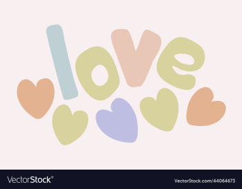 lettering with hearts love lettering with hearts love