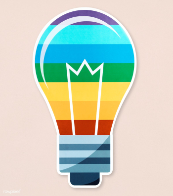 LGBT light bulb icon on isolated | Free stock photo - 475795 LGBT light bulb icon on isolated | Free stock photo - 475795