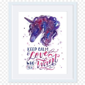 LGBT Poster Art Paper Unicorn - unicorn 