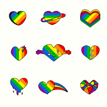 LGBTQ heart badges | Free stock vector - 681626 LGBTQ heart badges | Free stock vector - 681626