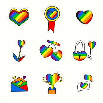 LGBTQ heart badges | Free stock vector - 681644 LGBTQ heart badges | Free stock vector - 681644