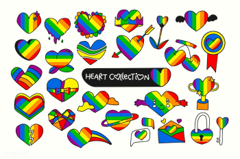 LGBTQ heart badges | Free stock vector - 681649 LGBTQ heart badges | Free stock vector - 681649