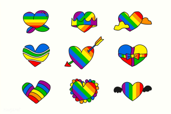 LGBTQ heart badges | Free stock vector - 681656 LGBTQ heart badges | Free stock vector - 681656