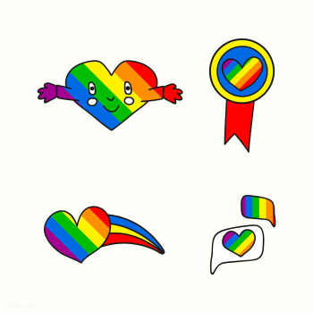 LGBTQ heart badges | Free stock vector - 681666 LGBTQ heart badges | Free stock vector - 681666
