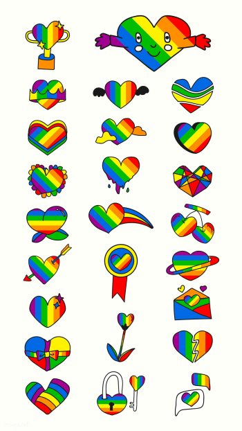 LGBTQ heart badges | Free stock vector - 681684 LGBTQ heart badges | Free stock vector - 681684