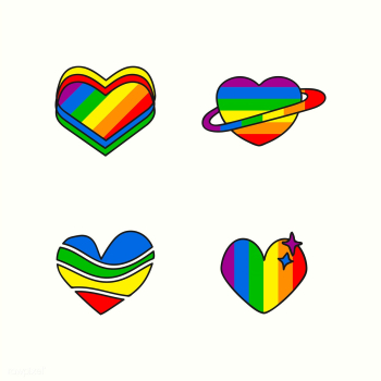 LGBTQ heart badges | Free stock vector - 681695 LGBTQ heart badges | Free stock vector - 681695
