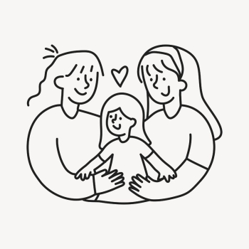 LGBTQ parenting doodle clipart, adoption | Free Vector Illustration - rawpixel LGBTQ parenting doodle clipart, adoption | Free Vector Illustration - rawpixel