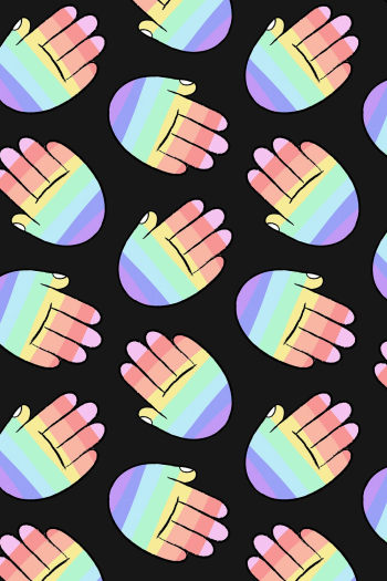 LGBTQ+ rainbow background, hand doodle | Free Vector - rawpixel LGBTQ+ rainbow background, hand doodle | Free Vector - rawpixel
