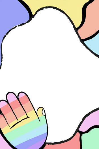LGBTQ+ rainbow frame background, cute | Free PSD - rawpixel LGBTQ+ rainbow frame background, cute | Free PSD - rawpixel