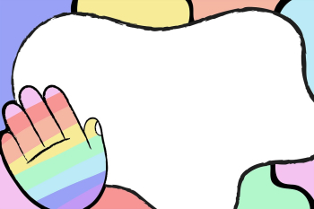 LGBTQ+ rainbow frame background, cute | Free PSD - rawpixel LGBTQ+ rainbow frame background, cute | Free PSD - rawpixel