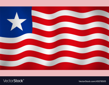 liberia flag background