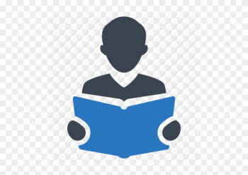 Library Clipart Student Learning - Reading Book Logo Png