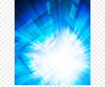 Light Blue Photography Illustration - Pixilated glow 