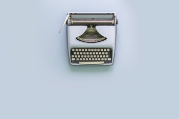 Light Blue Typewriter Light Blue Typewriter