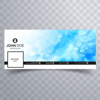 Light blue watercolor facebook cover Light blue watercolor facebook cover