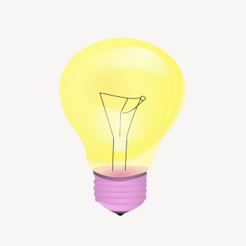 Light bulb clipart, creative thinking | Free Vector - rawpixel Light bulb clipart, creative thinking | Free Vector - rawpixel