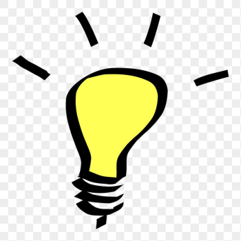 Light bulb doodle png sticker, | Free PNG - rawpixel