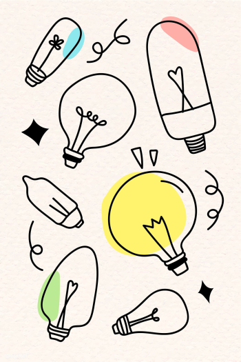 Light bulb doodle set | Free stock vector - 893342 Light bulb doodle set | Free stock vector - 893342