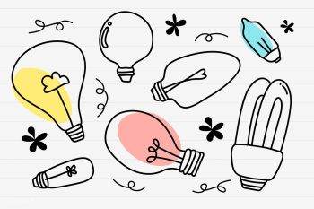 Light bulb doodle set | Free stock vector - 893348 Light bulb doodle set | Free stock vector - 893348