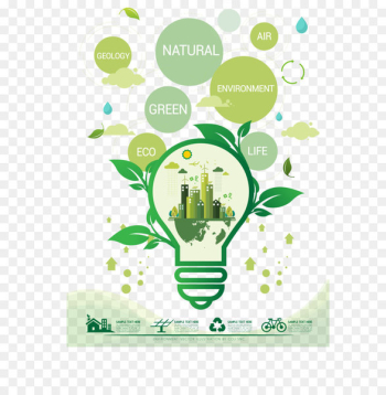 Light bulb environmental consciousness Light bulb environmental consciousness