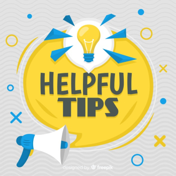 Light bulb helpful tip background Free Vector