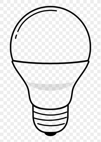 Light bulb png doodle sticker, | Free PNG Illustration - rawpixel