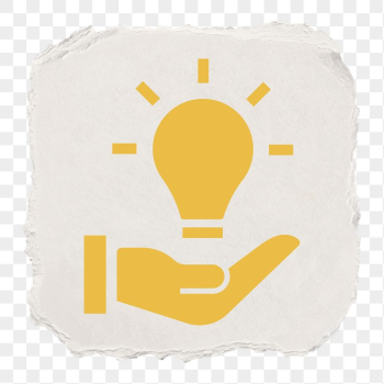 Light bulb png hand icon | Free PNG - rawpixel