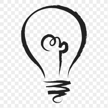 Light bulb png sticker, cute | Free PNG Illustration - rawpixel