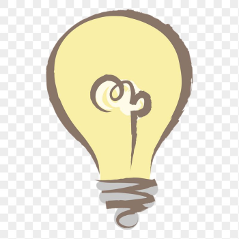 Light bulb png sticker, pastel | Free PNG Illustration - rawpixel