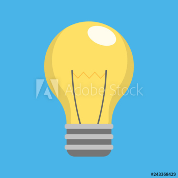 Light bulb symbol Light bulb symbol